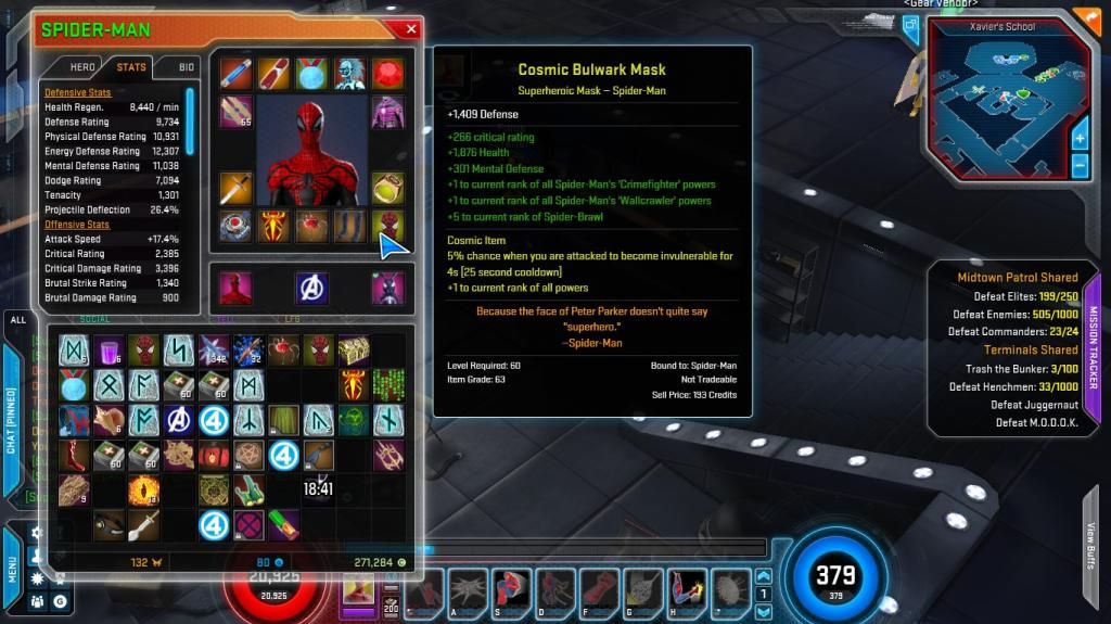 Cosmic Bulwark Spidey Mask