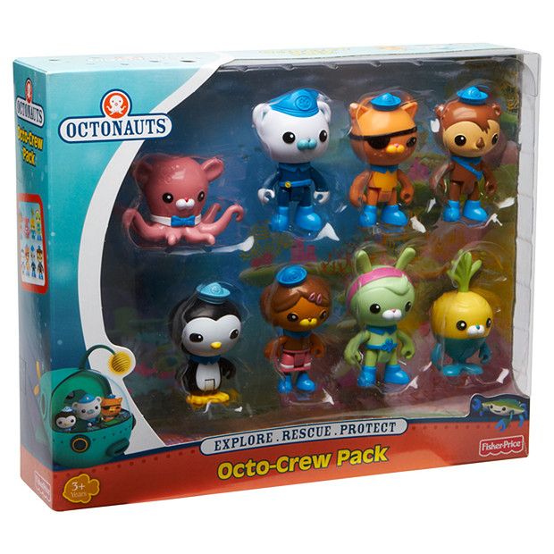 Fisher Price - OCTONAUTS OCTO-CREW PACK 8 FIGURES Barnacles Peso Tweak ...