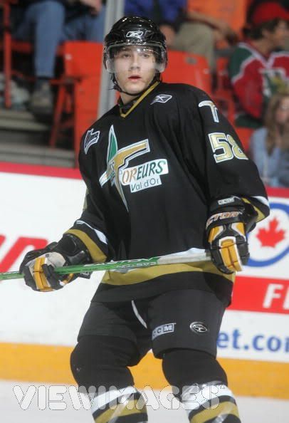 Kris Letang playing in the QMJHL.
