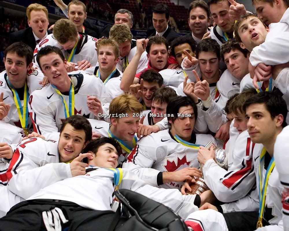 Kris Letang winning world juniors gold.