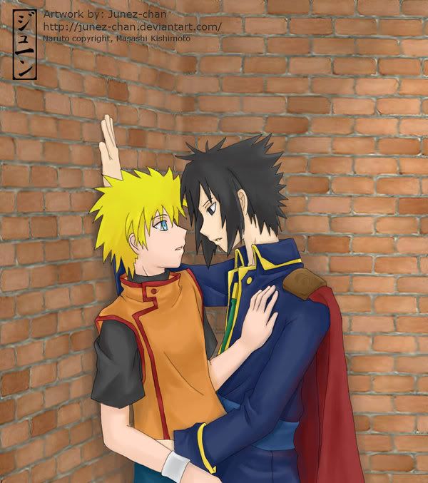naruto and sasuke kissing. Naruto and Sasuke Fan Art