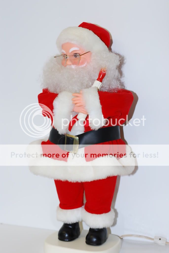 Animated Lighted Santa Claus, 24 Tall  