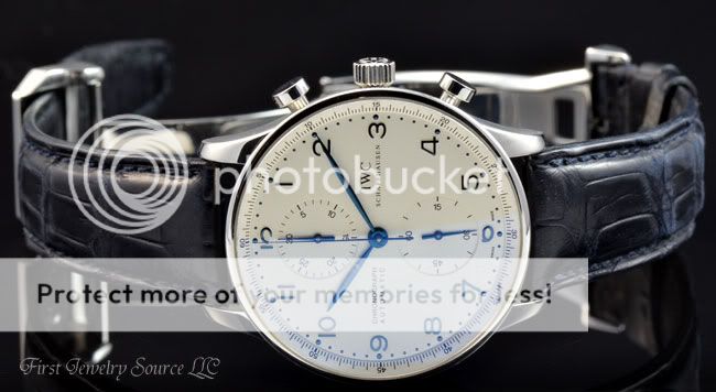 Mens IWC Portuguese Chronograph Automatic Watch IW371417 3714  