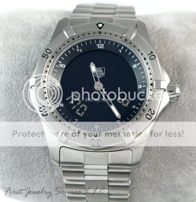 Tag Heuer Classic 2000 Digital Multigraph Watch WK111A