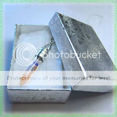 Personalized Name on Rice Pendant with Silver Necklace  