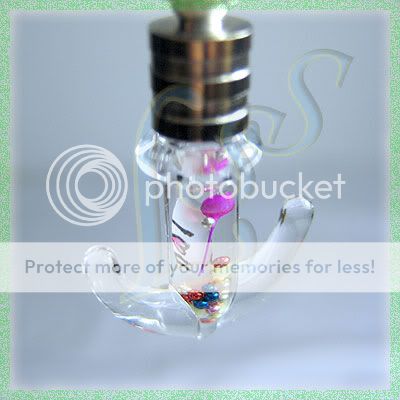 Custom Name on Rice Charm with Silver Necklace (new)  